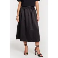 ARKET Judith Tafetta Skirt Black Talla: 44 | Faldas Midi Outlet | Mujer | Negro