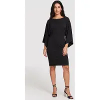 ARKET Trinity Poly Interlock Dress Black Talla: S | Vestidos Midi Outlet | Mujer | Negro