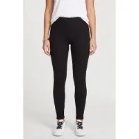 ARKET Split Compact Rib Tights Black Talla: XS | Leotardos Outlet | Mujer | Negro