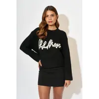 Odd Muse Knitted Jumper Black Talla: XL | Manga Larga Outlet | Mujer | Negro