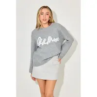 Odd Muse Knitted Jumper Grey Talla: XL | Manga Larga Outlet | Mujer | Gris