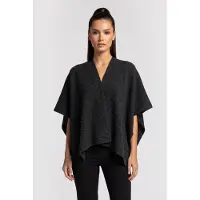 ARKET Clover Alpaca Shawl Grey Talla: OS | Bufandas Outlet | Mujer | Gris
