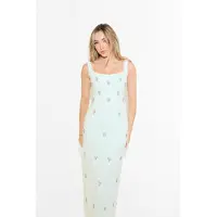 Odd Muse Crystal Corset Mint Talla: M | Vestidos Midi Outlet | Mujer | Cian