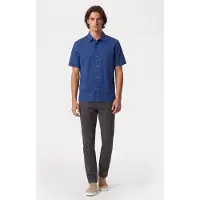ARKET Blade Airy Oxford Ss Blue Talla: 52 Short | Camisas Casuales Outlet | Hombre | Azul