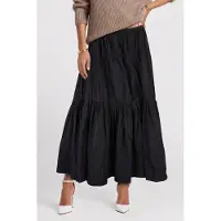 ARKET Jonis Taffeta Black Talla: 44 | Faldas Maxi Outlet | Mujer | Negro