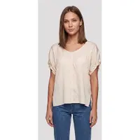 ARKET Gargana Gathered Sleeve Top Beige Talla: 44 | Blusas Outlet | Mujer | Marrón