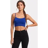 ARKET Rora Seamless Bra Blue Talla: S | Brasieres Outlet | Mujer | Azul