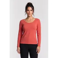 ARKET Licia Cotton Top Red Talla: XXS | Manga Larga Outlet | Mujer | Rojo