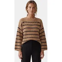 ARKET Welora Sweater Beige Talla: S | Sudaderas con Capucha Outlet | Mujer | Marrón