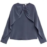 ARKET Herta Cape Top Blue Talla: 36 | Manga Larga Outlet | Mujer | Azul