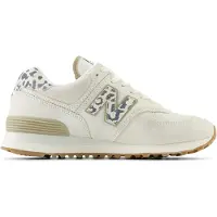 New Balance para mujer. WL574V2 Zapatillas de Piel 574 blanco (39), Plano, Cordones, Casual, outlet 2026.