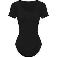 Cfab Body moldeador 'T-Shirt Bodysuit Sculpting Shapewear mit Slip' negro