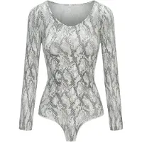 Cfab Body moldeador 'Bodysuit Sculpting Shapewear Longsleeve mit String' offwhite