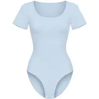 Cfab Body moldeador 'Tshirt Sculpting Bodysuit with Slip' azul cielo