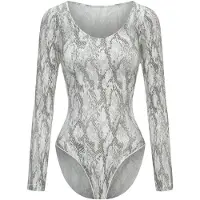 Cfab Body moldeador 'Bodysuit Sculpting Shapewear Longsleeve mit Slip' offwhite
