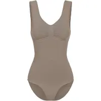 Cfab Body moldeador 'Tank Bodysuit Sculpting Shapewear mit Slip' taupe