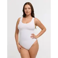 Cfab Body moldeador 'Tank Sculpting Bodysuit with String' blanco