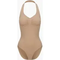 Cfab Body moldeador 'Neckholder Bodysuit mit Slip' beige