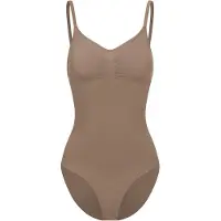 Cfab Body moldeador 'Bodysuit Sculpting Shapewear mit Slip' caramelo
