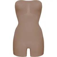 Cfab Body moldeador 'Trägerloser Bodysuit Sculpting Shapewear mit Shorts' caramelo