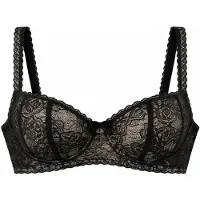 MILENKA Sujetador 'Balconette bra' negro