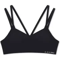 A-Game Sujetador deportivo negro / blanco