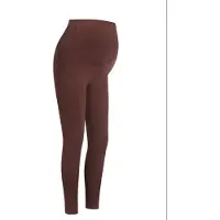 Cfab Leggings 'Seamless Umstandsleggings mit hohem Bund' marrón