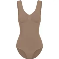 Cfab Body moldeador 'Tank Bodysuit Sculpting Shapewear mit Slip' caramelo