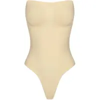 Cfab Body moldeador 'Trägerloser Bodysuit Sculpting Shapewear mit String' blanco natural