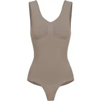 Cfab Body moldeador 'Tank Bodysuit Sculpting Shapewear mit String' taupe