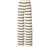 Estelou Pantalón beige / negro