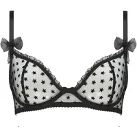 WHITE RVBBIT Sujetador negro