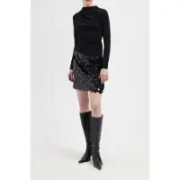 We Are Labels Nous Sommes Labels – Zoey Skirt Black Talla: XL | Mini Faldas Outlet | Mujer | Negro