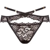 WHITE RVBBIT Tanga 'Messy Love' negro