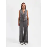 We Are Labels Nous Sommes Labels – Ginny Tie Gilet Grey Talla: L | Chaquetas Outlet | Mujer | Gris