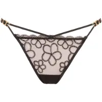 WHITE RVBBIT Tanga negro