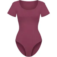 Cfab Body moldeador 'Tshirt Sculpting Bodysuit with Slip' malva