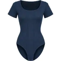 Cfab Body moldeador 'T-Shirt Bodysuit Sculpting Shapewear with Briefs' navy
