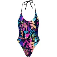 Kalaia Traje de baño 'Grafiti' negro