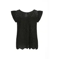 Opal Studio Top ' Dalia ' negro