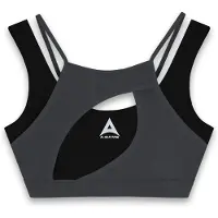 A-Game Sujetador deportivo 'Duo' negro / blanco