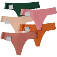 Emilie collection Tanga pino / naranja / altrosa