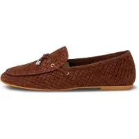 Flarelle Mocasines 'Vialetto Intrecciato' chocolate
