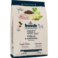 Bosch Soft Adult Pienso para Perros - Trucha y Patata - 2,5 kg