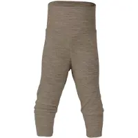 Engel - Baby Trousers with Navel Waistband - Ropa interior merino size 50/56, marrón