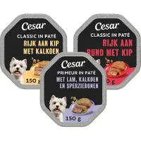 Cesar Classic in Paté - Cordero y Pavo - 14 x 150 g