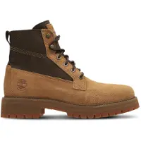 Timberland para hombre. TB0A2H58ES41 Botas de piel Britton Drive marrón (41.5), Plano, Cordones, Casual, outlet 2026.