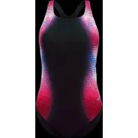 Speedo - Women's Print Medalist Swimsuit - Traje de baño size 38, azul