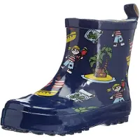 Playshoes Botas de lluvia azul oscuro / marrón / amarillo / rojo
