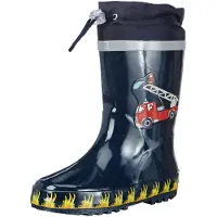 Playshoes Botas de lluvia azul oscuro / dorado / gris claro / mezcla de colores / melón